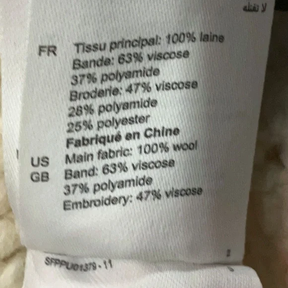 Nicolas Polo Sweater wool
Sandro hand knit fall cream logo casual designer $455 - Picture 10 of 13
